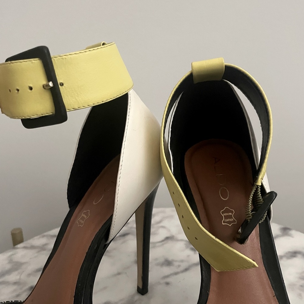 ALDO Neon and Print Heels